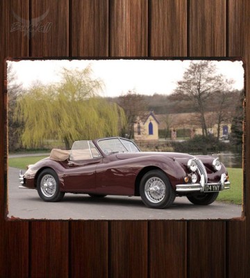 Металлическая табличка Jaguar XK140 Drophead Coupe